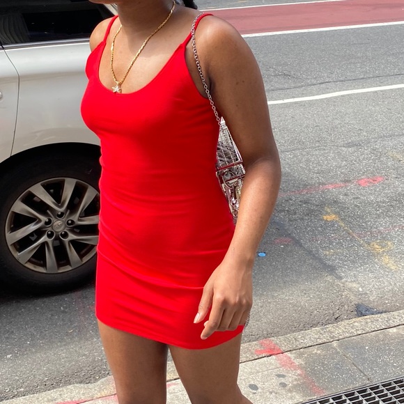 Dresses & Skirts - Red mini dress